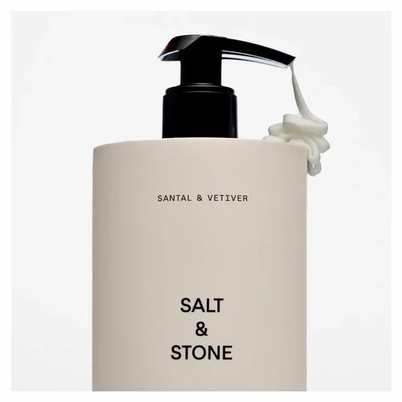 Salt & Stone Santal & Vetiver Body Lotion - Ivory Bottle - Picture 6 of 10